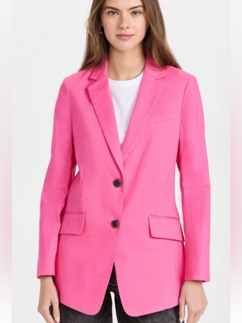 Rag & Bone Pink Linen Blazer and Vest size 12 NEW